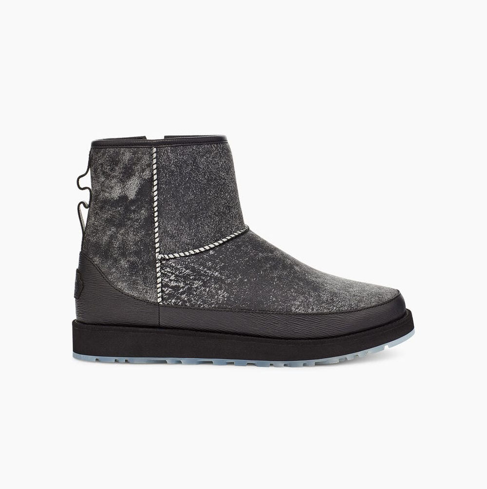 UGG X Ovadia Classic Mini - Boots Herre - Svart (NO-Z537)